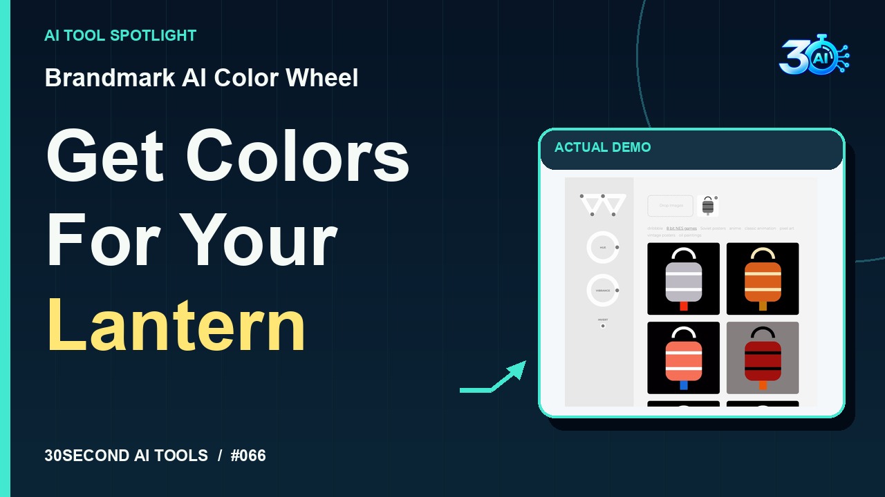 Brandmark AI Color Wheel demonstration