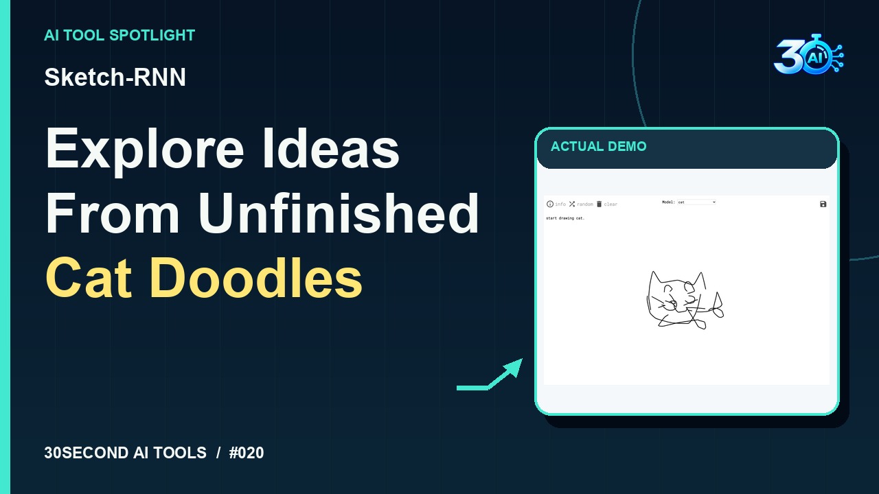 Sketch-RNN demonstration