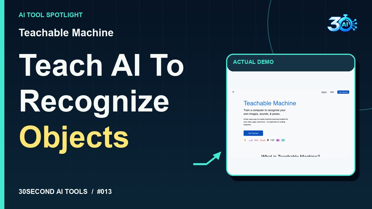 Teachable Machine demonstration